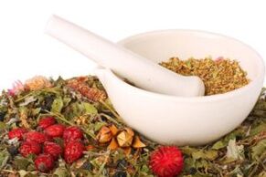Dry herbs to treat osteochondrosis